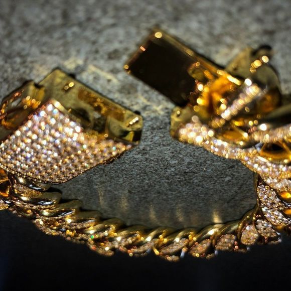 REAL 14K GOLD BRACLET! HEAVY! - Picture 3 of 7